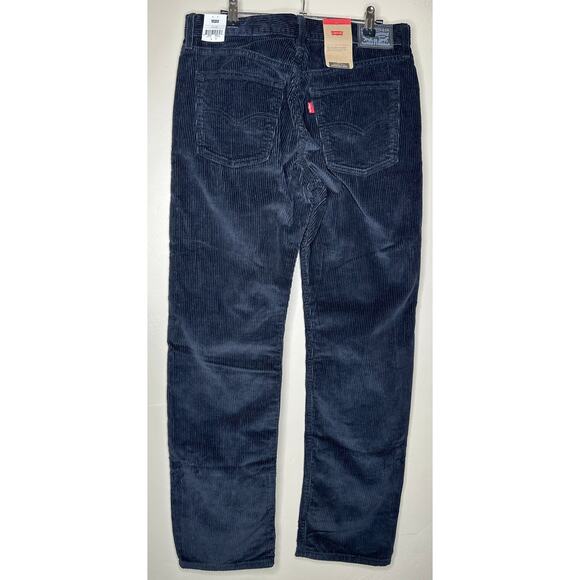 Levi's Low Pro Corduroy Pants Relaxed Black Retro Size 30x30 NWT - Picture 2 of 8